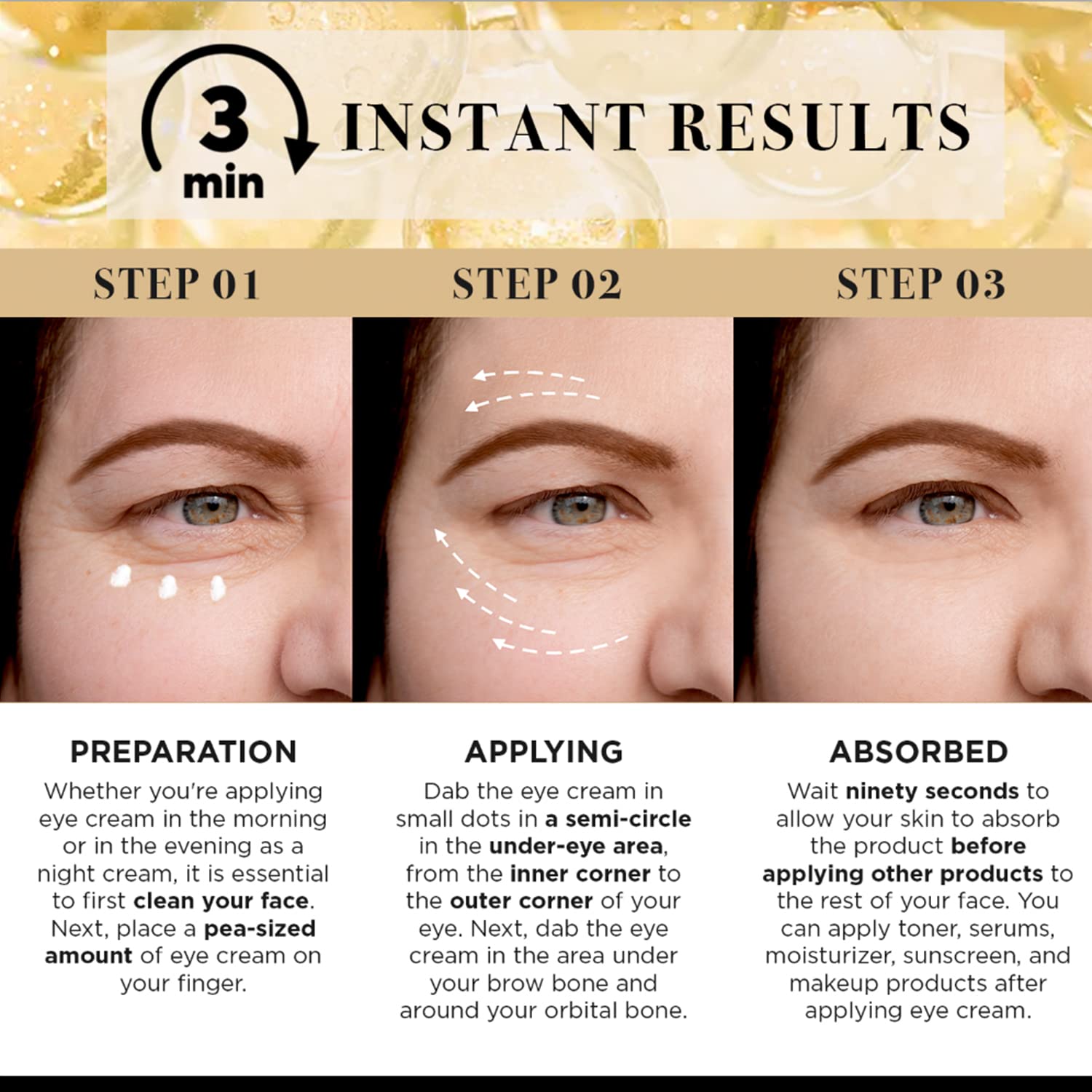 LPH LAB Temporary Eye Tightener Cream – Instant Under-Eye Support, 30ml