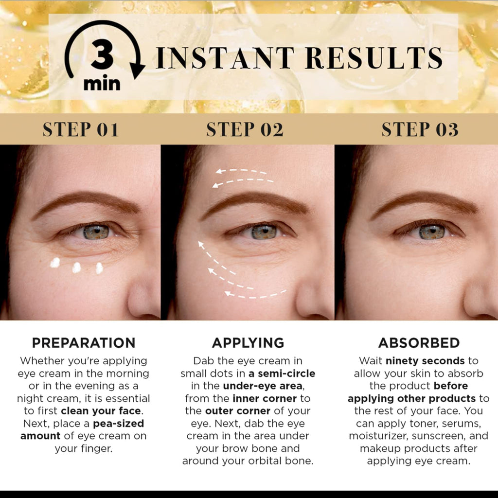 LPH LAB Instant Firm Eye Tightening Cream – Quick Puffiness Reduction for Mature Eyes (30mL)
