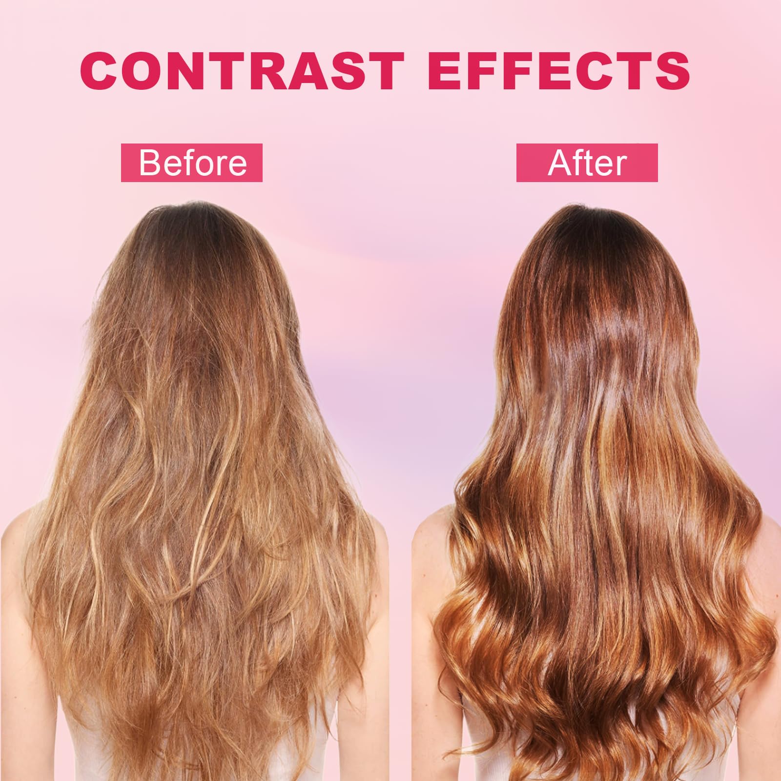 LSKINBATH Keratin & Collagen Repair Hair Mask for Damaged Hair | Deep Conditioning & Frizz Control