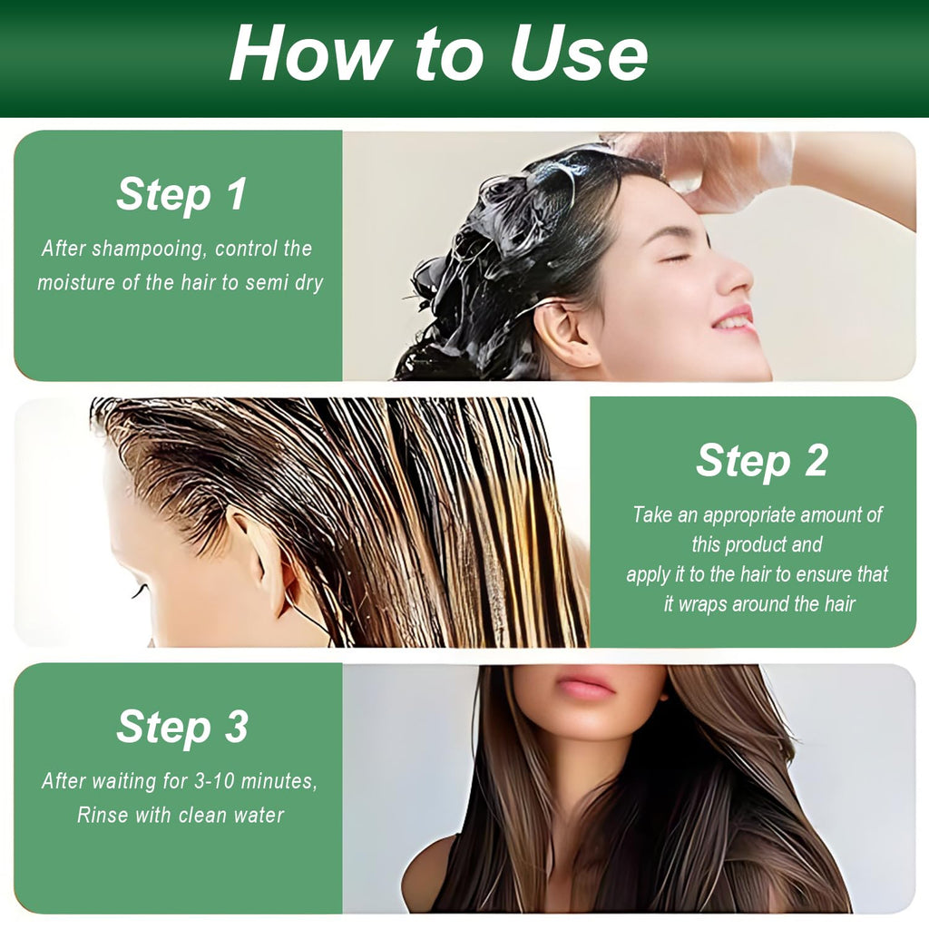 LSKINBATH Hair Mask Deep Treatment – Collagen, Argan Oil & Biotin for Dry, Damaged Hair