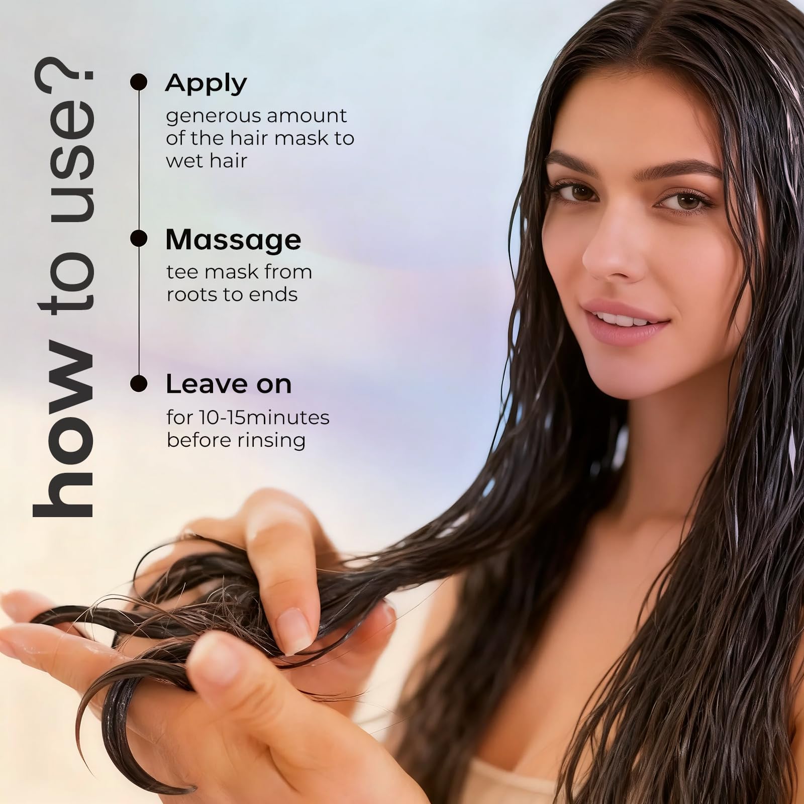 LSKINBATH Keratin & Collagen Repair Hair Mask for Damaged Hair | Deep Conditioning & Frizz Control