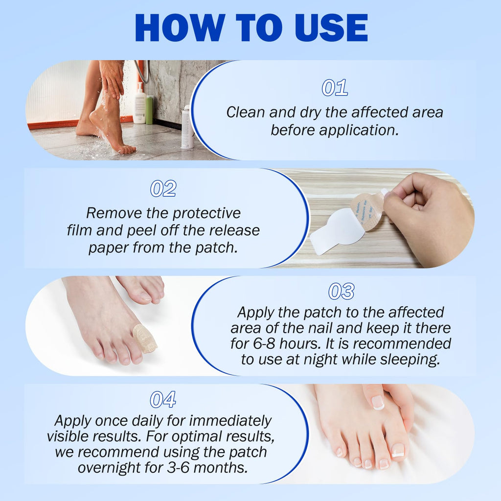 LTQXGT Fungal Nail Patches – Extra Strength Toenail Patches (21 Pcs)
