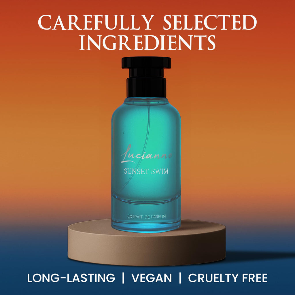 Lucianno Sunset Swim Extrait De Parfum 100mL – Long-Lasting Citrus Scent for Men & Women