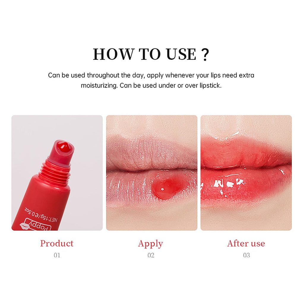 LuckNest 3 Color Glossy Lip Balm – Moisturizing, Non-Sticky High-Shine Lip Glow