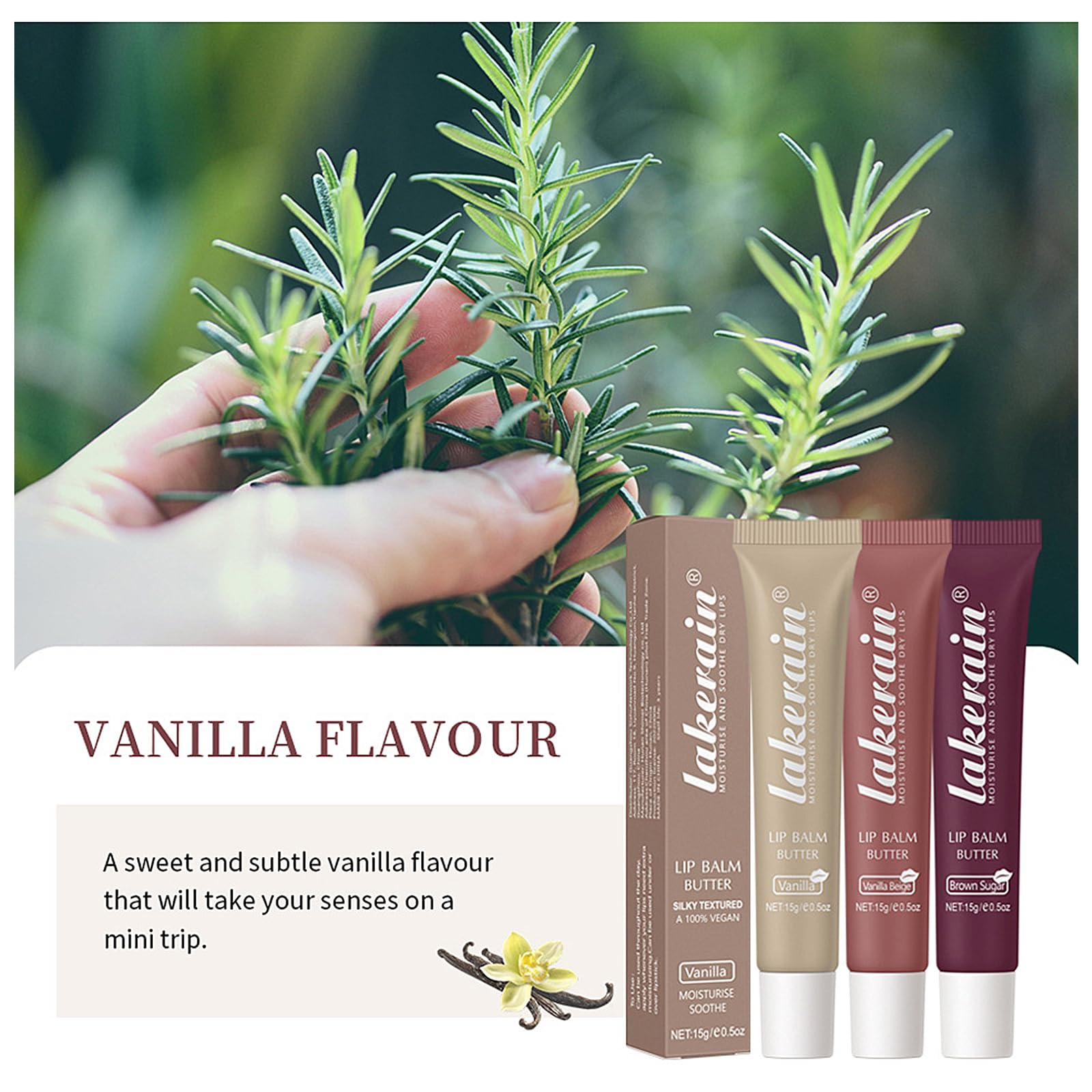LuckNest 3 Color Glossy Lip Balm – Moisturizing, Non-Sticky High-Shine Lip Glow
