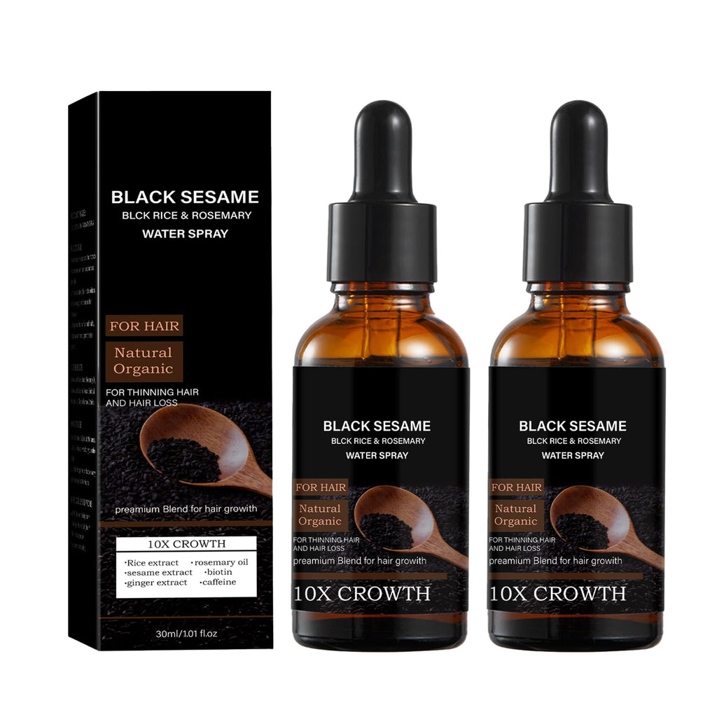 Lucksun Black Sesame Hair Growth Oil – Volumizing & Nourishing Serum, 2 x 30ml