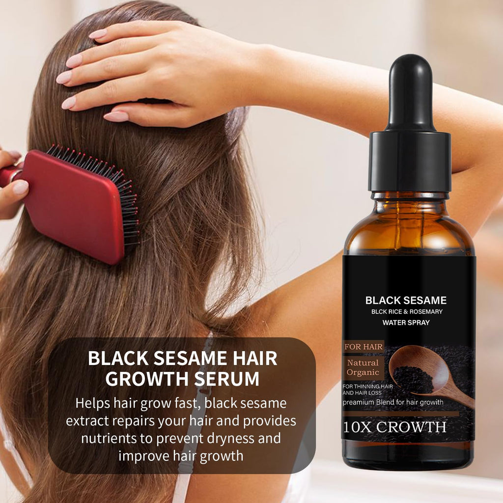 Lucksun Black Sesame Hair Growth Oil – Volumizing & Nourishing Serum, 2 x 30ml