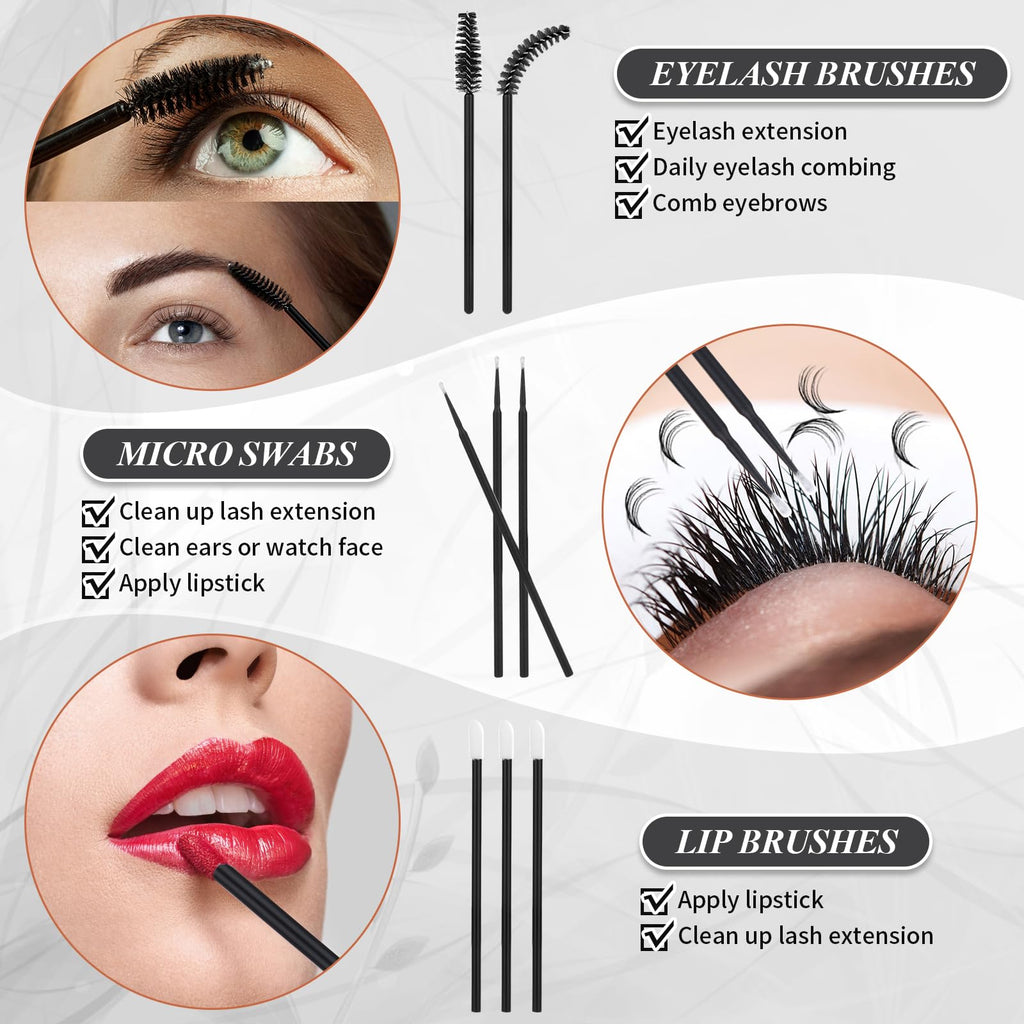 Lucomb Eyelash Training Kit — Complete Practice Set with Mannequin Head