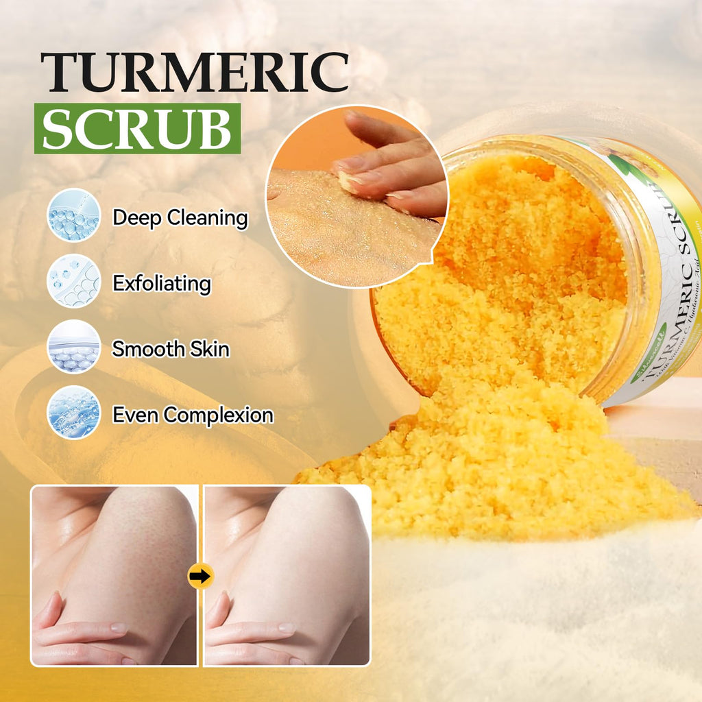 Lucoss Beauty Turmeric Skin Care Set – Glow, Hydration & Even Tone Gift for Her