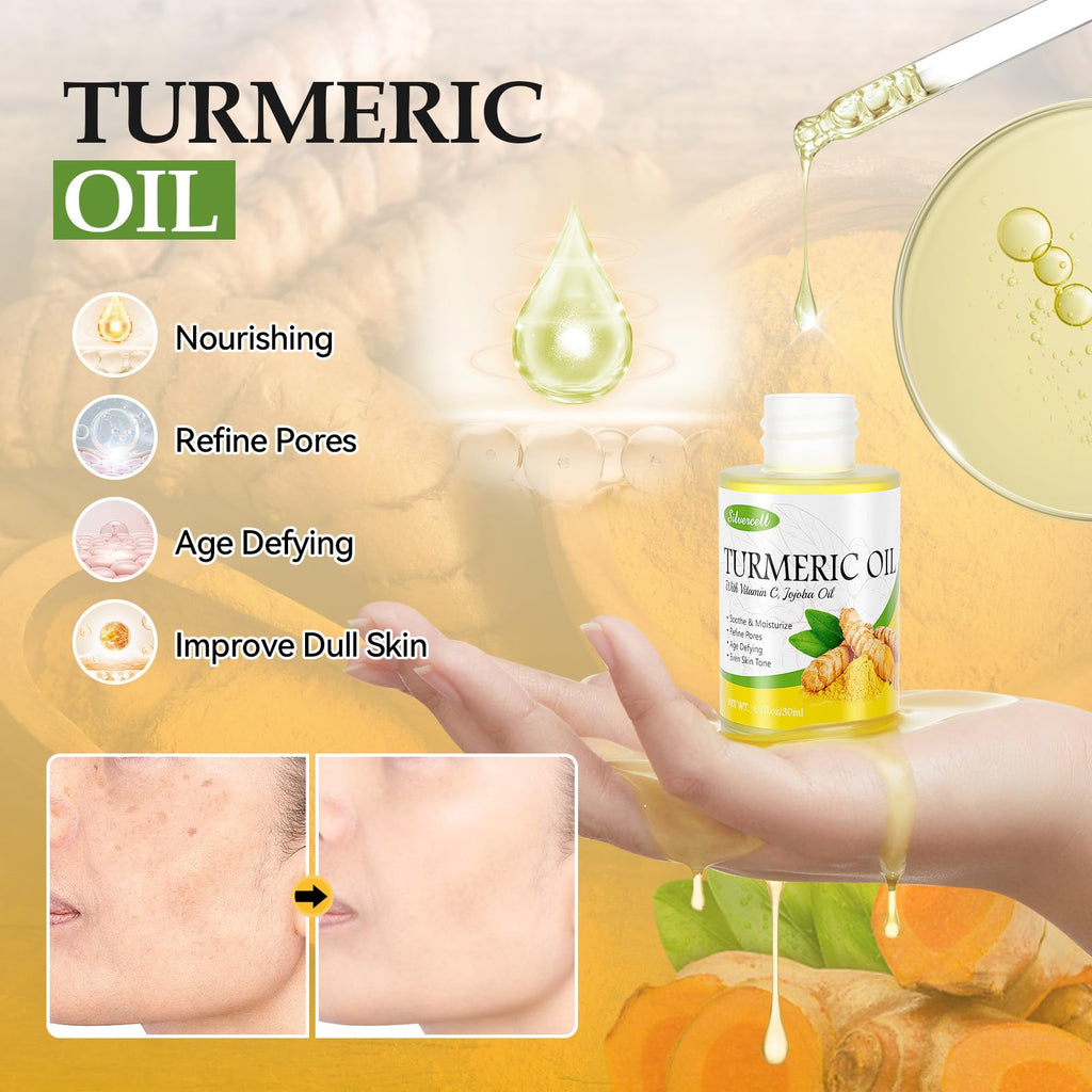 Lucoss Beauty Turmeric Skin Care Set – Glow, Hydration & Even Tone Gift for Her