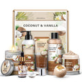 LUCOTIYA Vanilla Coconut Spa Gift Set – 8-Piece Bath & Body Gift for Women