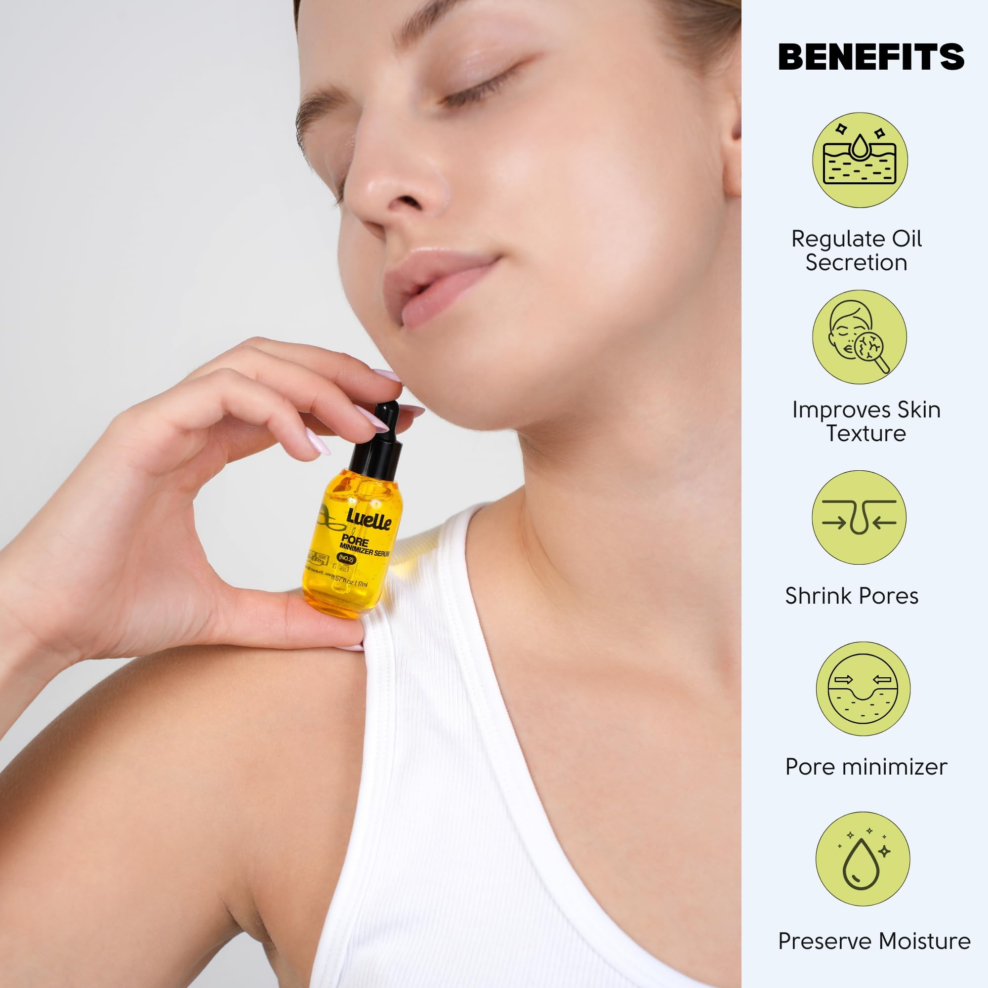 Luelle Pore Minimizer – Lightweight Facial Essence for Pore Refinement and Oil Control