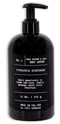 Lulu Candles Pineapple Evergreen Moisturizing Body Lotion – Shea Butter & Aloe, Non-Greasy, 16 oz