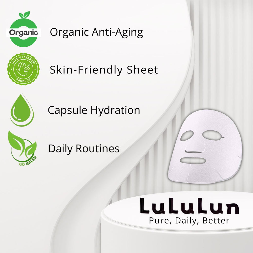 Lululun Precious Duo — 14 Sheet Anti-Aging Masks with Rose & Collagen