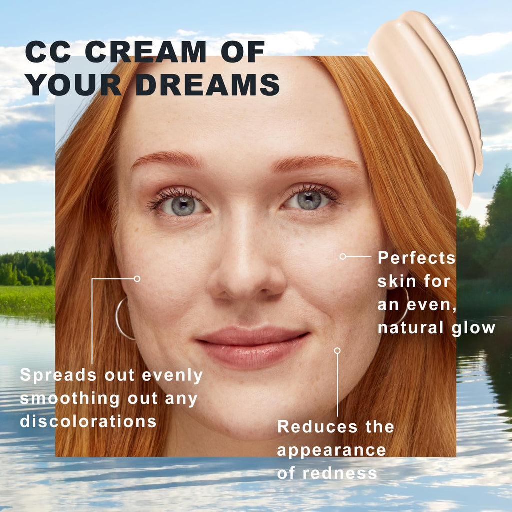 Lumene Color Correcting CC Cream – Lightweight, Medium Coverage, Redness-Reducing