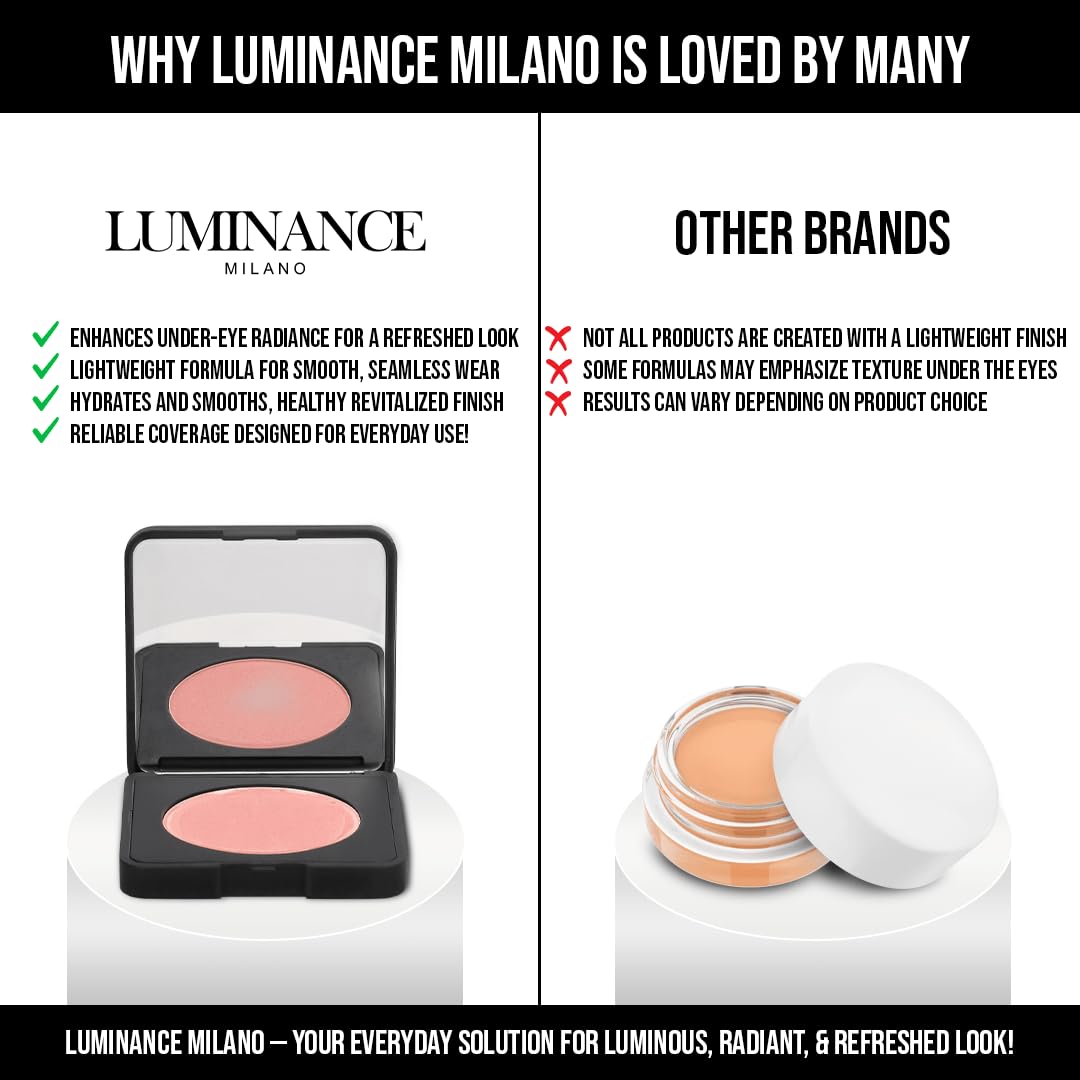 Luminance Milano Original Under Eye Brightener Pink – Lightweight Vegan Concealer