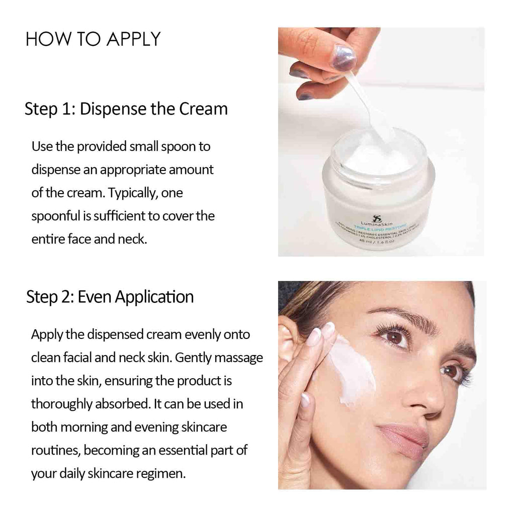 LuminaSkin Triple Lipid Peptide – Restore Mature Skin | Advanced Anti-Aging Cream