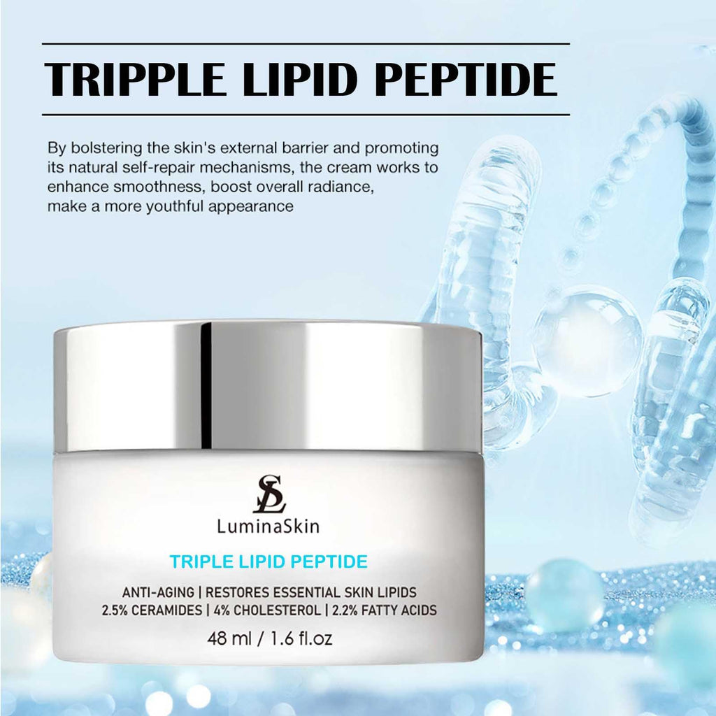 LuminaSkin Triple Lipid Peptide – Restore Mature Skin | Advanced Anti-Aging Cream