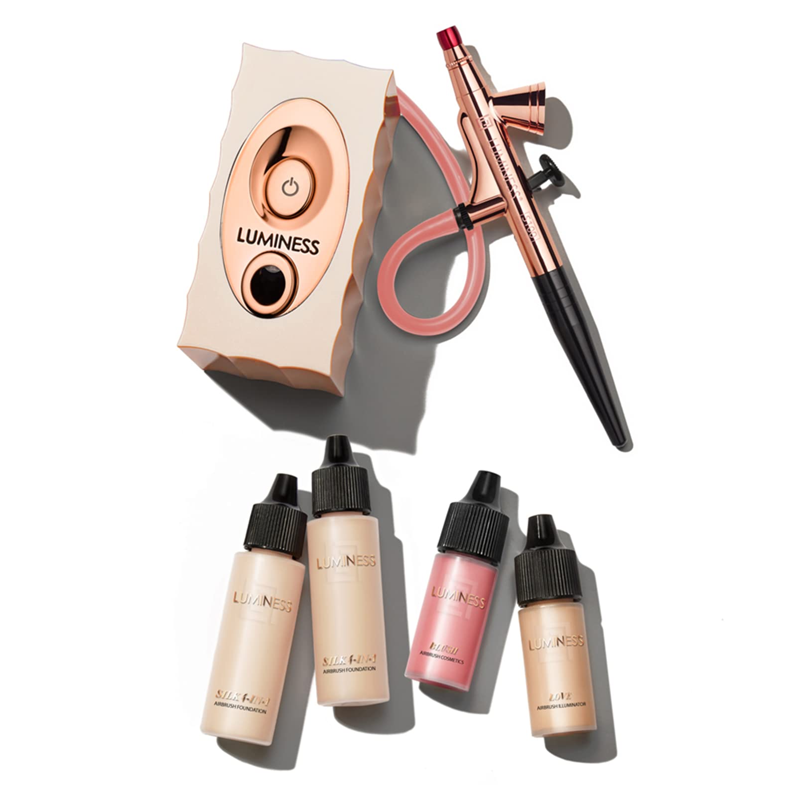 Luminess Air Icon Pro Airbrush System – 4-Piece Starter Kit for Fair Coverage