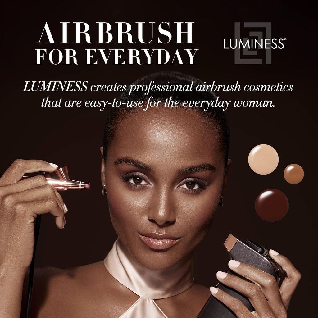 LUMINESS Air Icon Airbrush System with Tan Foundation Starter Kit