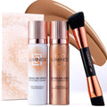 LUMINESS Airbrush Silk Foundation Starter Kit – Light Tan | Buildable Coverage & Hydration