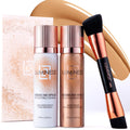 LUMINESS Airbrush Silk Foundation Starter Kit – Medium | Hydrating, Buildable Coverage