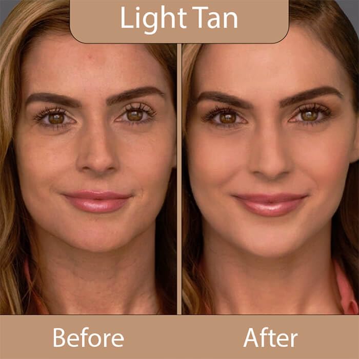 LUMINESS Airbrush Silk Foundation Starter Kit – Light Tan | Buildable Coverage & Hydration