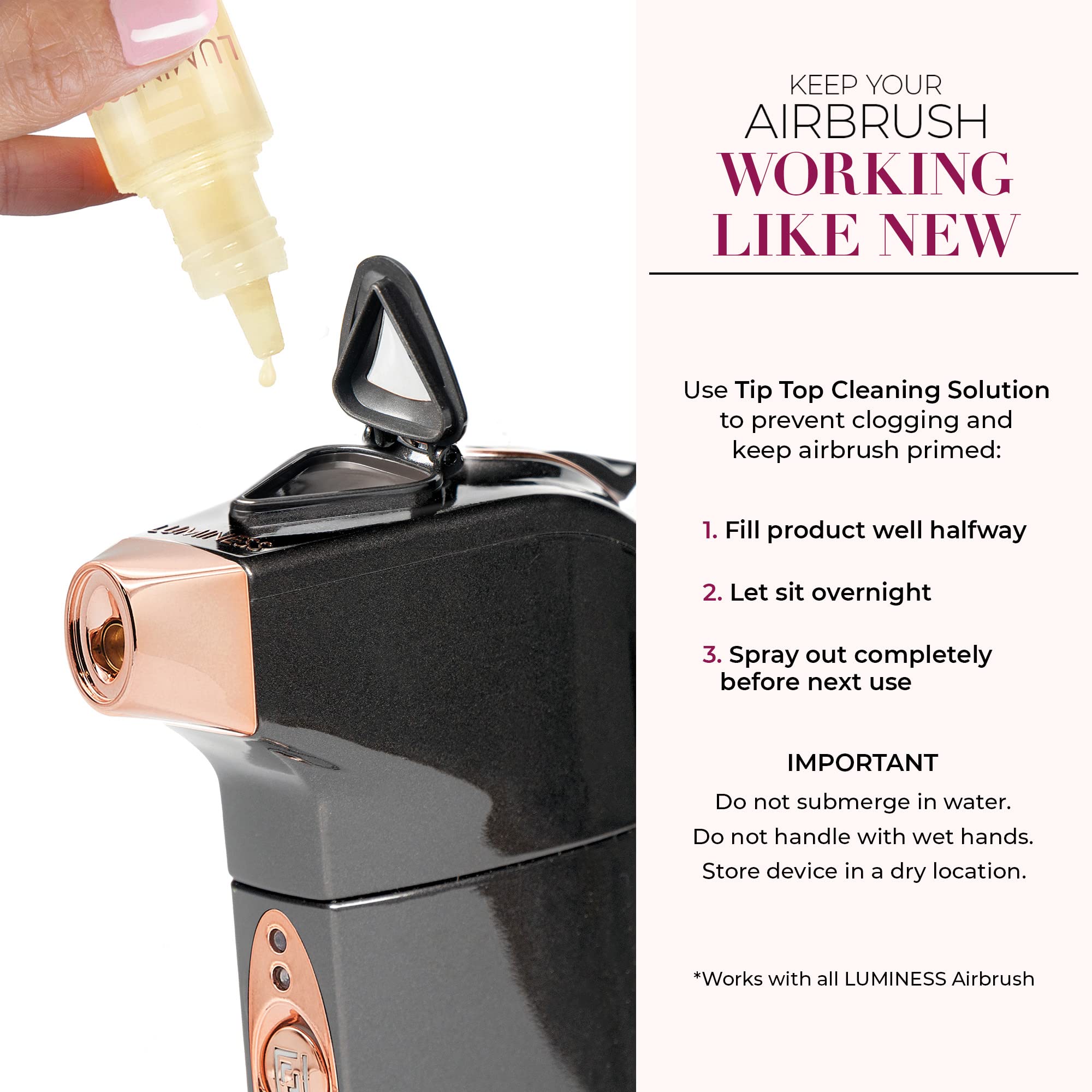 Luminess Breeze Duo Airbrush Makeup System - Deep Coverage 9-Piece Kit