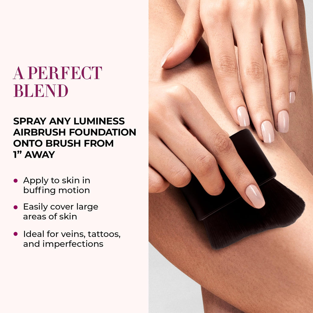 LUMINESS Large Body Makeup Brush – Flawless, Streak-Free Coverage for Face, Body & Self Tan