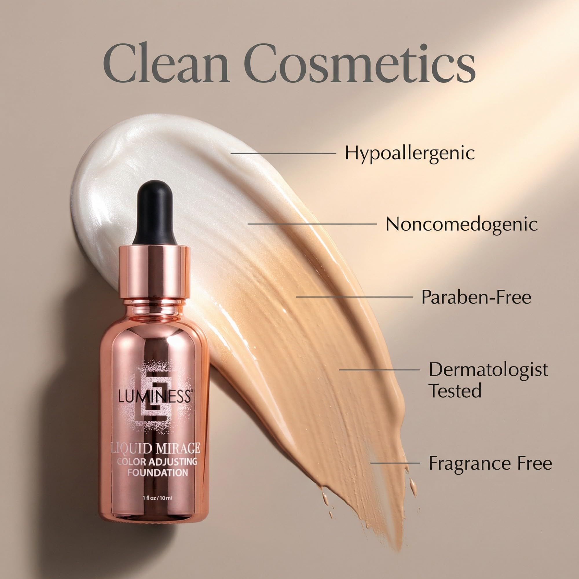 LUMINESS Liquid Mirage Color-Changing Foundation Kit with SPF 50