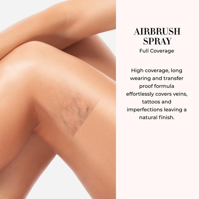 LUMINESS Airbrush Body Coverage Foundation – Light Fair | Water-Resistant & Long-Wear