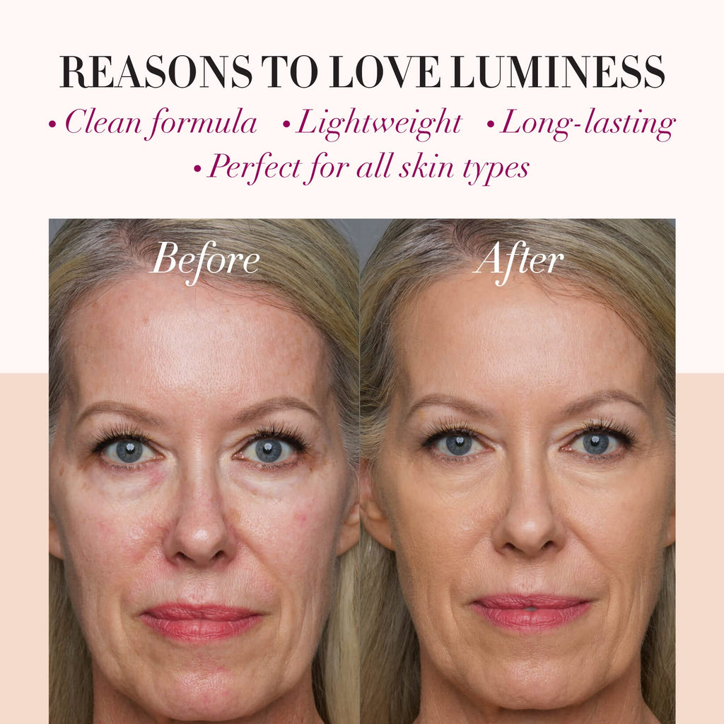 LUMINESS Silk Airbrush Foundation & Primer Kit – Hydrating Silk Formula (Shade Fair)