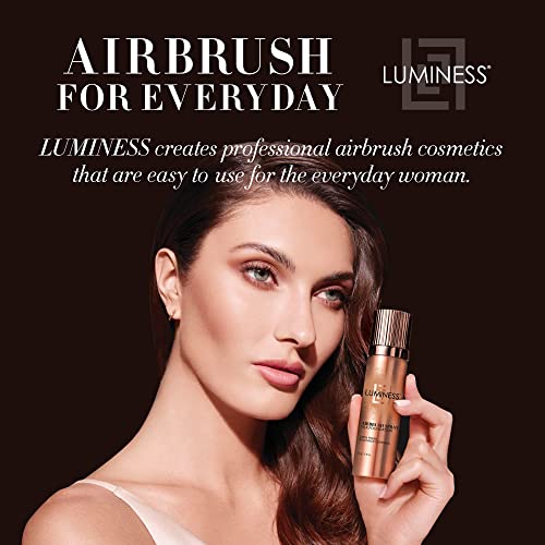 LUMINESS Silk Airbrush Spray Foundation – Full Coverage Hydration (Shade Medium)