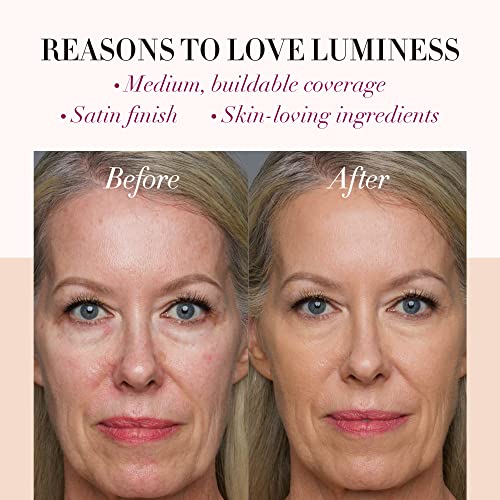 LUMINESS Silk Airbrush Spray Foundation – Full Coverage Hydration (Shade Medium)