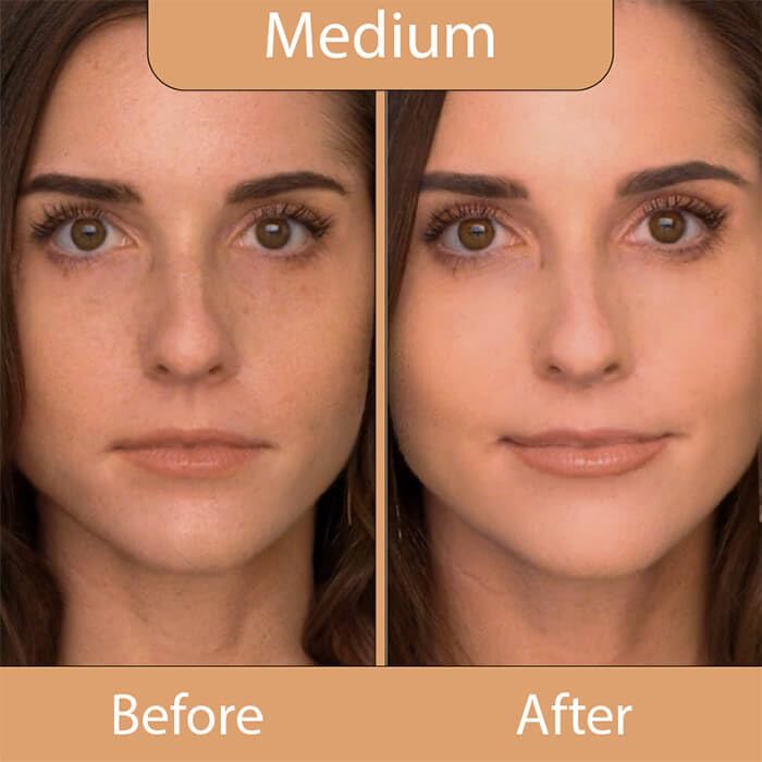 LUMINESS Airbrush Silk Foundation Starter Kit – Medium | Hydrating, Buildable Coverage