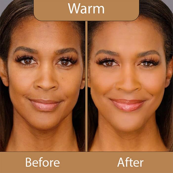 LUMINESS Airbrush Silk Foundation Starter Kit – Warm | Medium Shade, Hydrating Primer & Brush