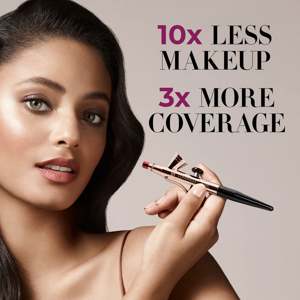 Luminess Air Icon Pro Airbrush System – Tan Starter Kit with Silk 4-in-1 Foundation