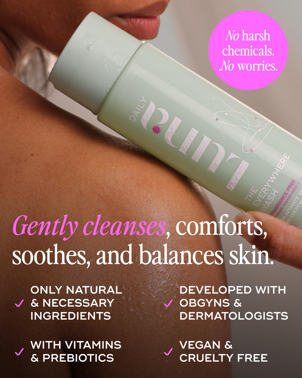 Luna Daily Fragrance-Free Feminine Wash | pH-Balanced Cleanser for Sensitive Skin | 250 ml