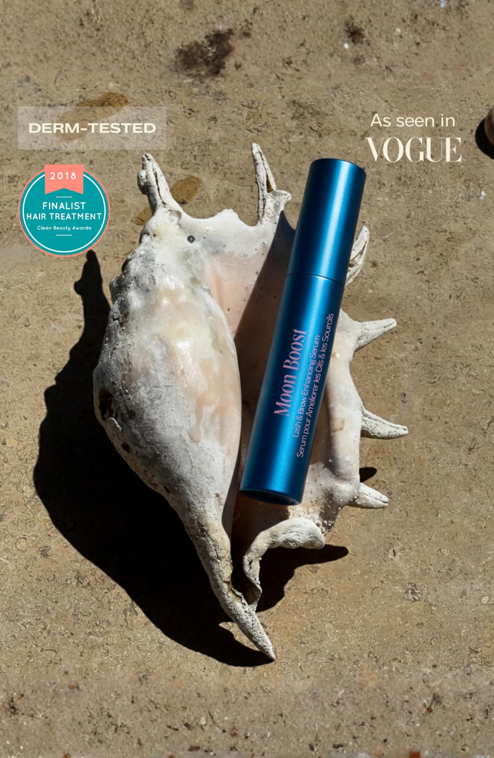 Moon Boost by Luna Nectar – Vegan Lash & Brow Serum (Fragrance-Free, Fast Results)