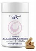 Lunakai PRO: USA-Made Women’s Hair Growth Vitamins – 90 Count