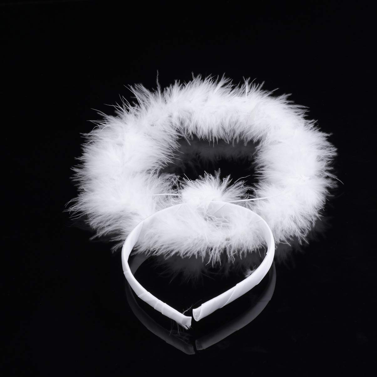 Lurrose 3pcs Angel Headbands White Halo – Halloween Costume Accessories
