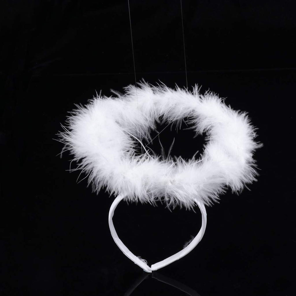 Lurrose 3pcs Angel Headbands White Halo – Halloween Costume Accessories