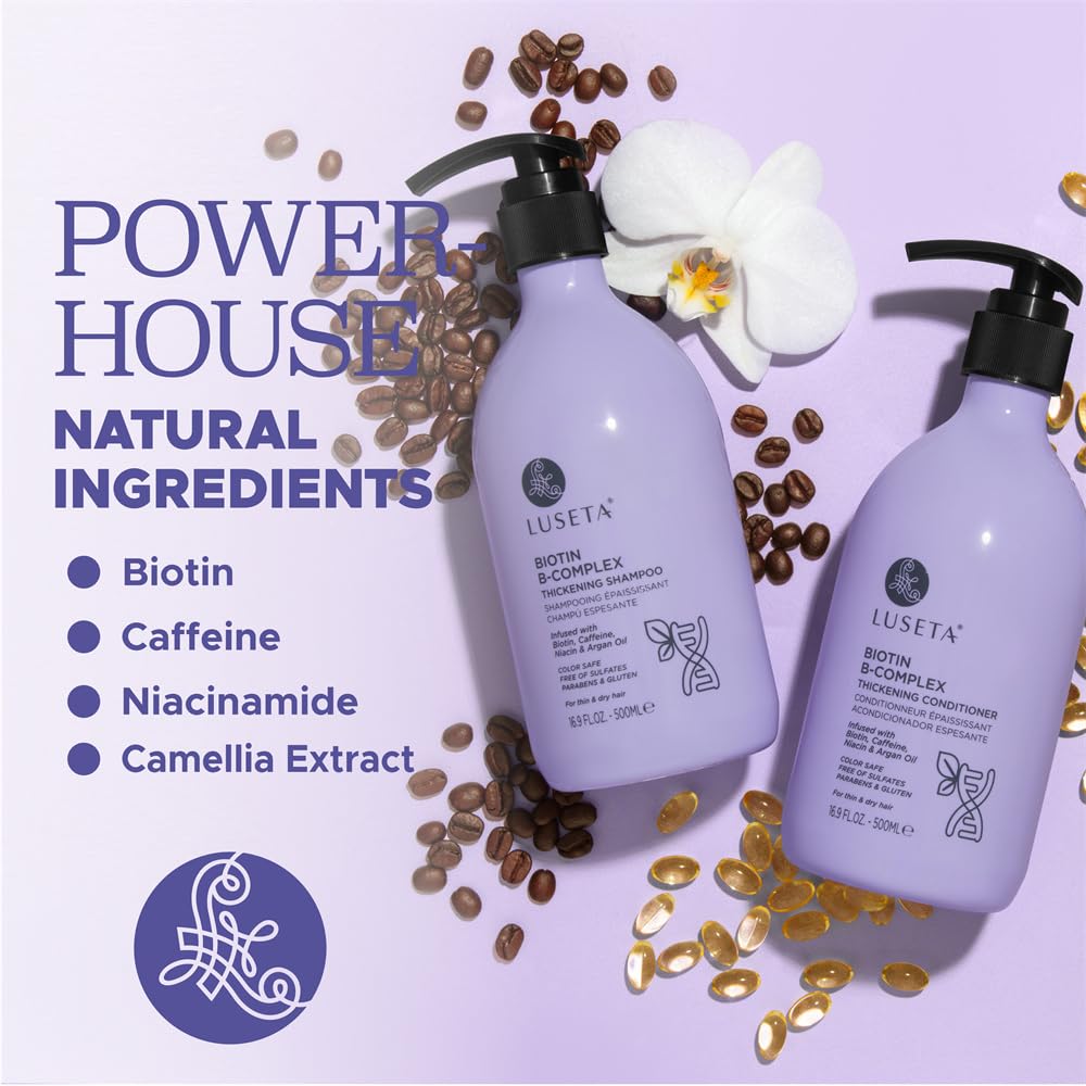 Luseta B-Complex Shampoo & Conditioner Set – Hair Strength & Volume