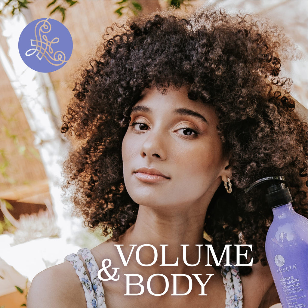 Luseta Biotin & Collagen Conditioner Thickening for Hair - 16.9 oz, Argan Oil, Sulfate & Paraben Free