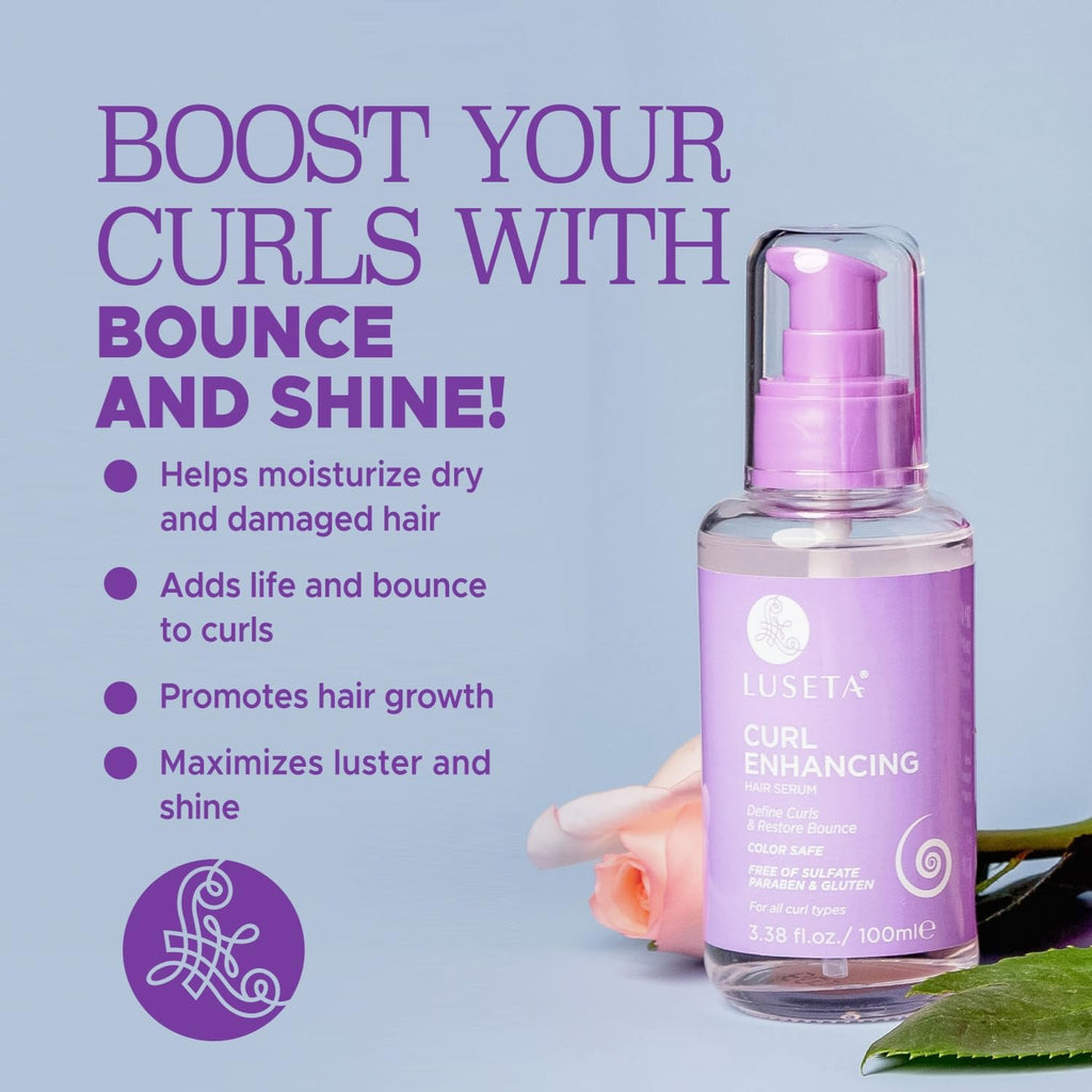 Luseta Curl Enhancing Hair Oil | Define Curl & Restore Bounce | Anti-Frizz