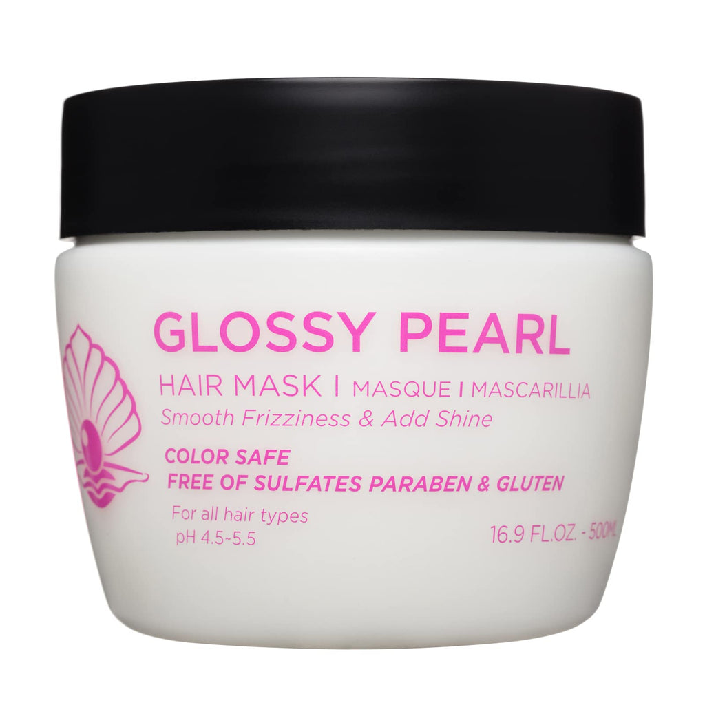 Luseta Glossy Pearl Hair Mask – Smoothing & Hydrating Deep Conditioner for Damaged & Frizzy Hair | Sulfate Free