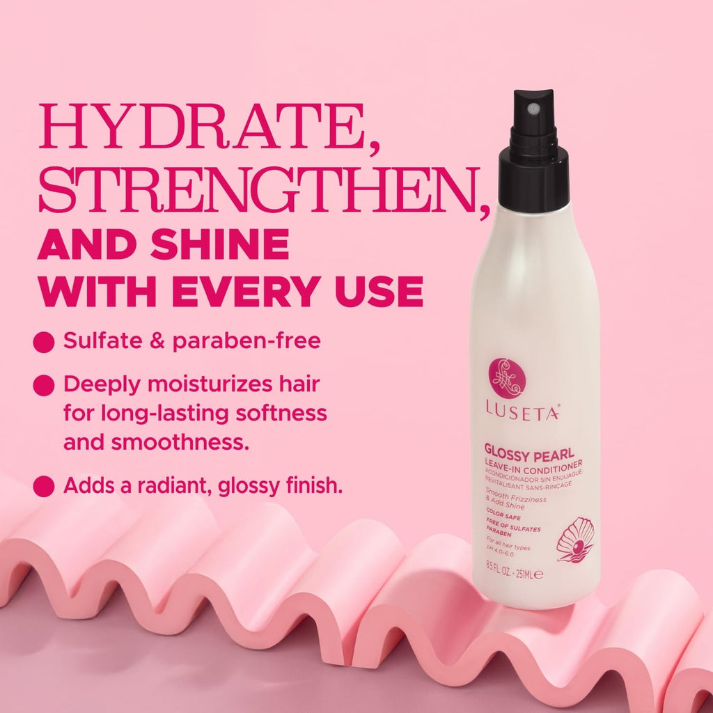 Luseta Glossy Pearl Leave-In Conditioner - Hydrate, Shine, and Smooth | 8.5oz