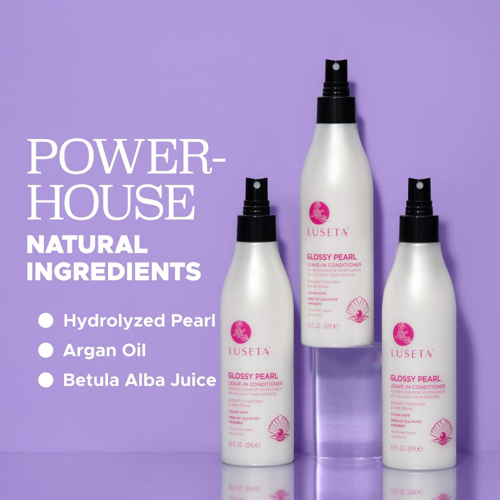 Luseta Glossy Pearl Leave-In Conditioner - Hydrate, Shine, and Smooth | 8.5oz