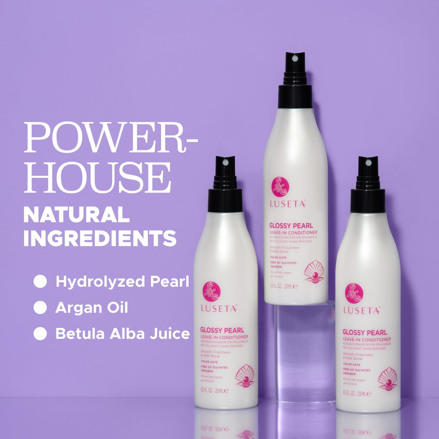 Luseta Glossy Pearl Leave-In Conditioner - Hydrate, Shine, and Smooth | 8.5oz