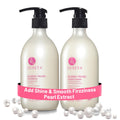 Luseta Glossy Pearl Shampoo & Conditioner Set – Shine, Hydration, Anti-Frizz | Paraben Free, Sulfate Free | 16.9 oz
